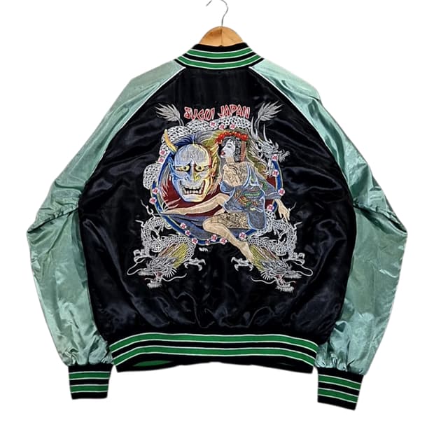 Sugoi 스고이 타투 자수 스카잔 자켓