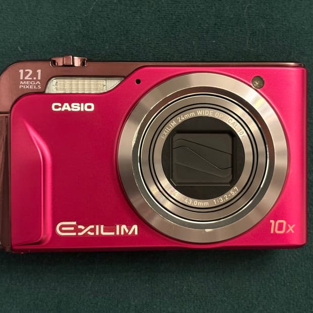 카시오 엑슬림 h10 핑크 