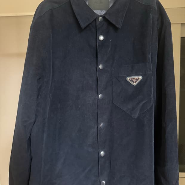 프라다 코듀로이 벨벳 자켓 XL