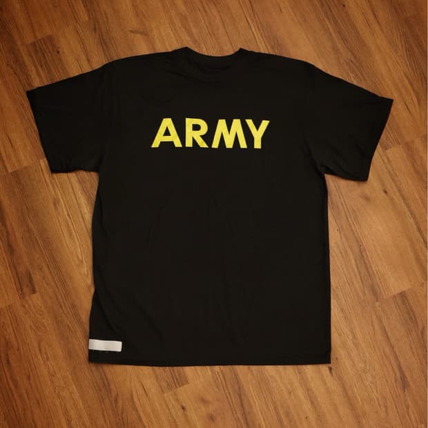 미군 army 반팔 티셔츠 블랙 105사이즈 판매