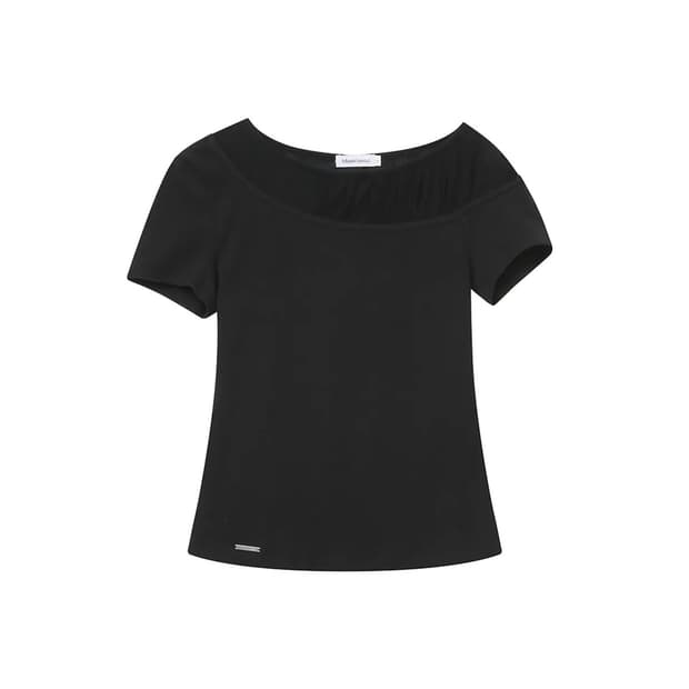 [1] 미세키서울 Sheer shirring layered top