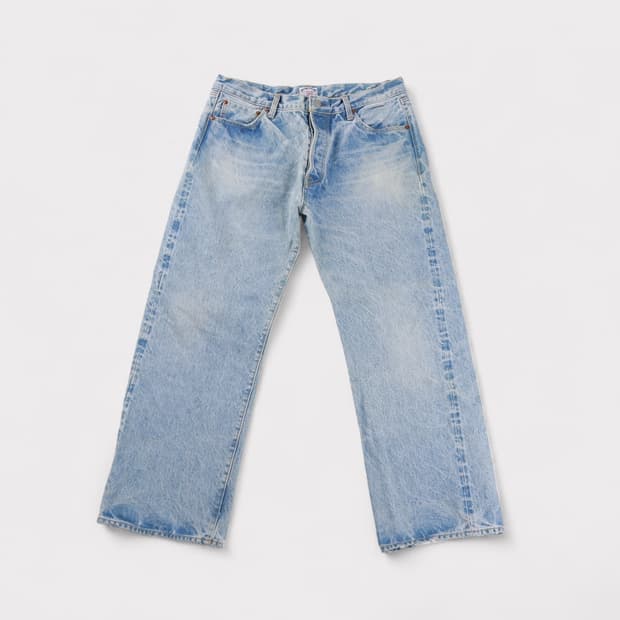 [34인치] 아웃스탠딩 셀비지 데님팬츠