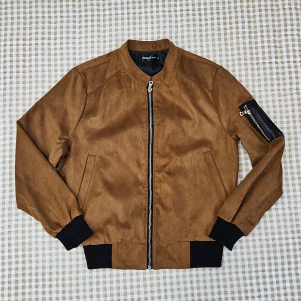 간절기 스웨이드 집업자켓 남자100