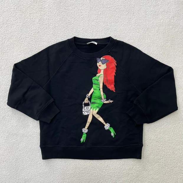 85 모스키노 여성 프린팅 맨투맨 0316M