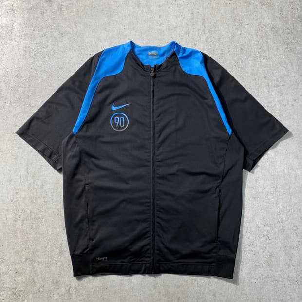 [L] 00s Nike T90 나이키 올드스쿨 반팔 집업 져지