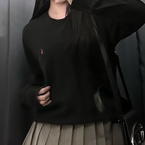 폴로 랄프로렌 와플 니트