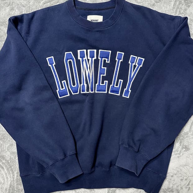 노앙 Lonely Lovely 스웻셔츠 네이비 L