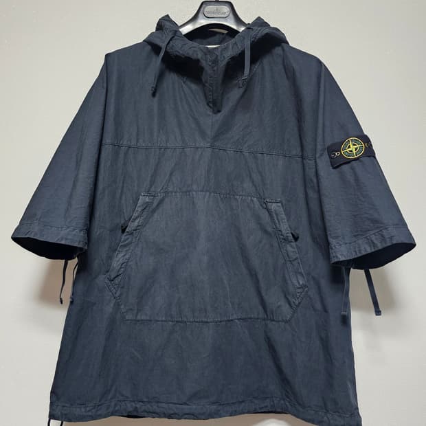 스톤아일랜드 반팔 후드 아노락