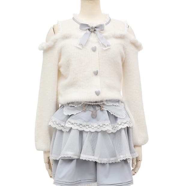 리즈리사 앙고라 오프숄더 니트 