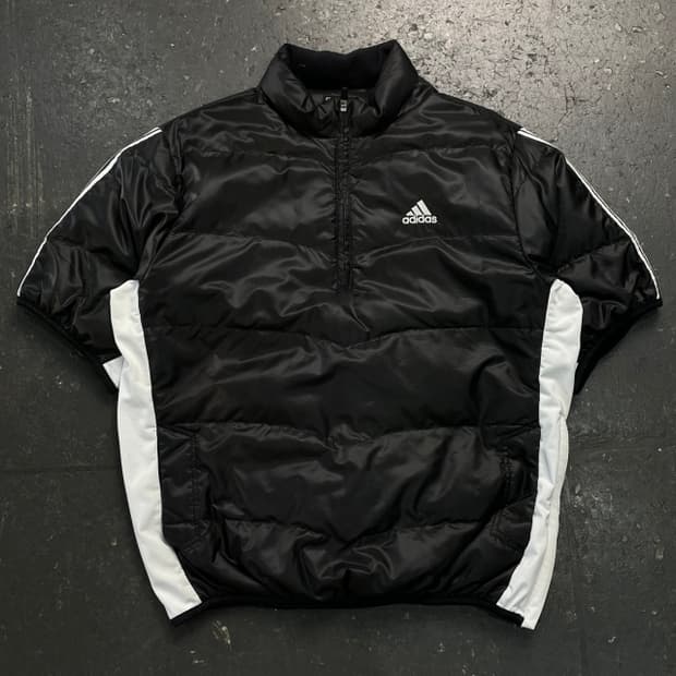 100 아디다스 골프 반팔 구스다운 패딩