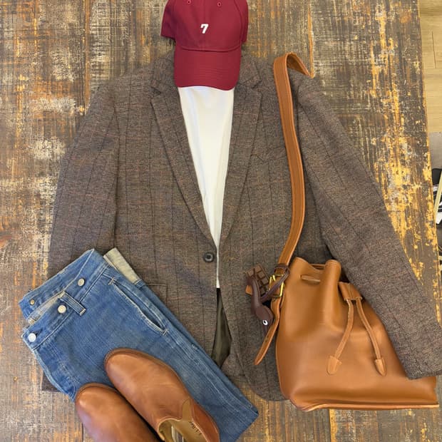 울혼방 블레이저