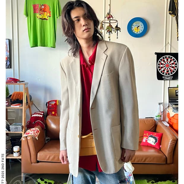 Old SPALDING Over-Sized Blazer Jacket