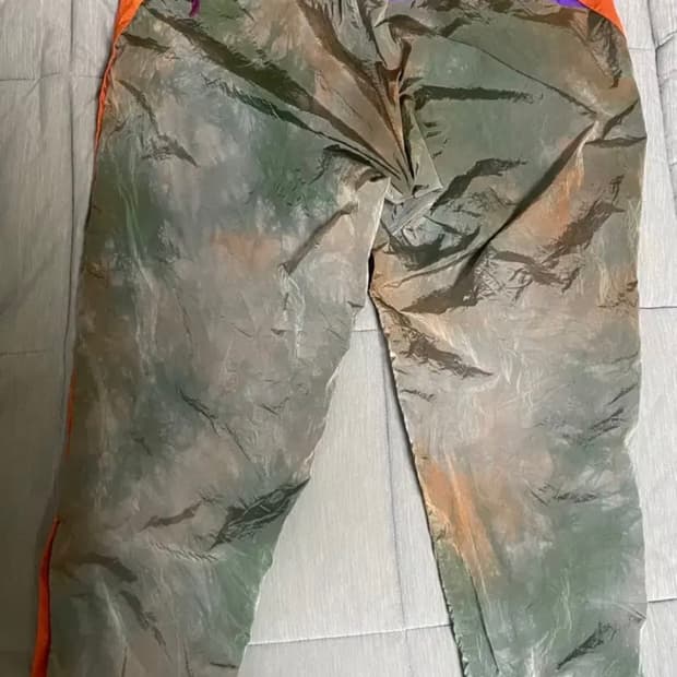 kolor 컬러 컬러비콘 타이디이 나일론 팬츠