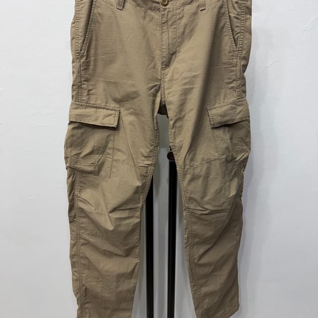 정품) 칼하트 WIP 베이지색 카고 바지 32