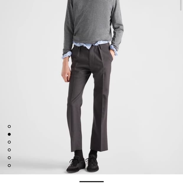 프라다 라나울 가디건, 니트