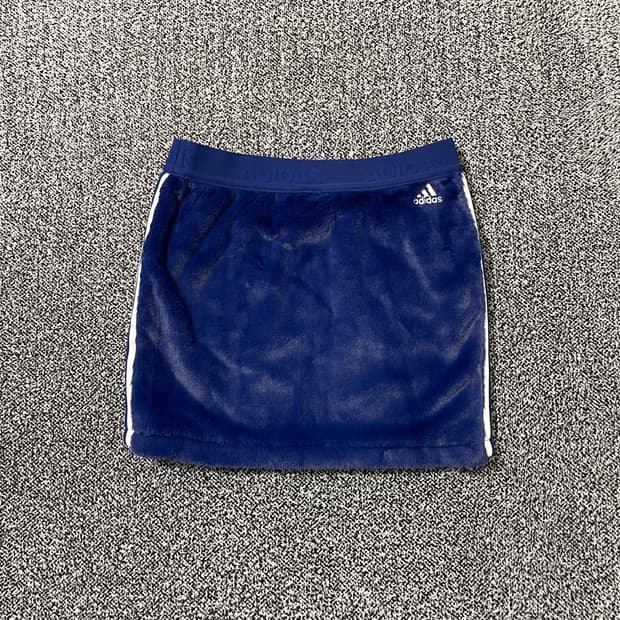빈티지9. 아디다스 퍼 벨루아 스트라이프 스커트 미니 치마