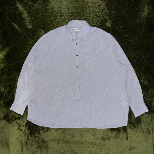 [50] 아워레가시 보로우드 BD 시어서커 릴렉스 핏 셔츠