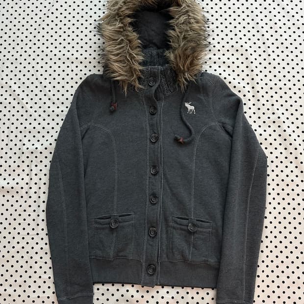 아베크롬비 울프죠 퍼 후드집업 y2k 대장급 희귀