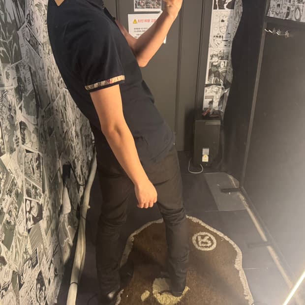 버버리 카라티 반팔