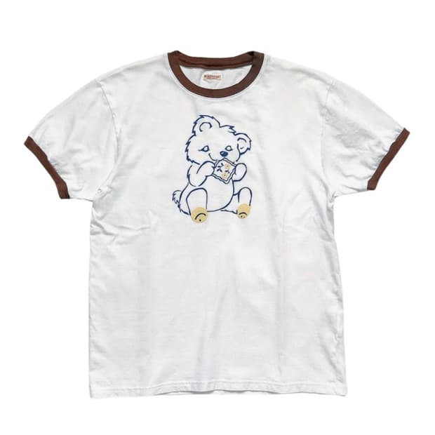캐피탈 테디 링거 반팔티 4사이즈