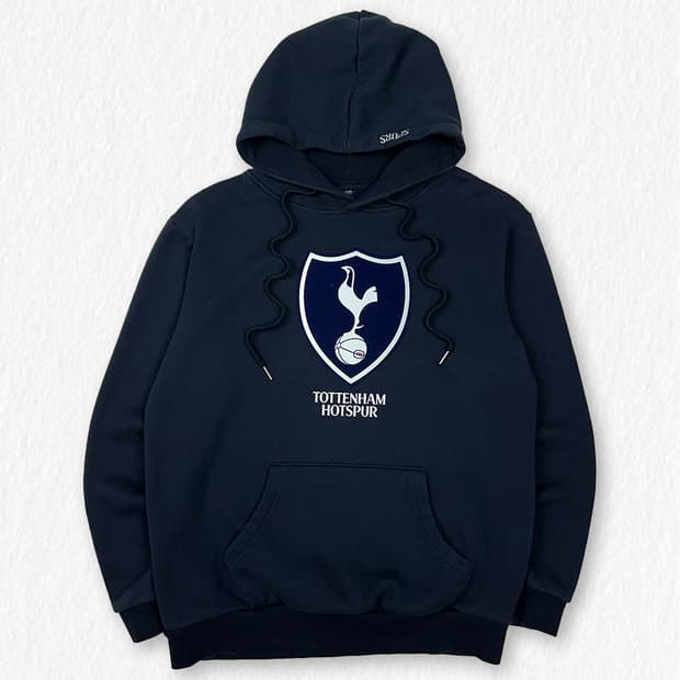 토트넘 기모 후드티 네이비