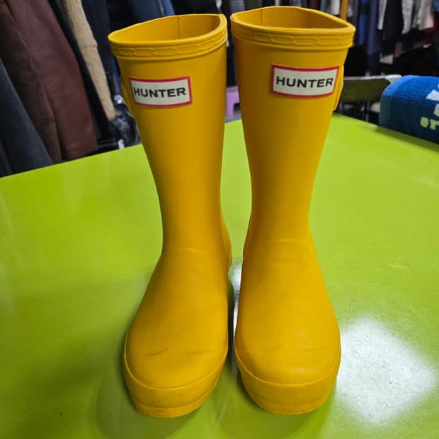 헌터키즈 옐로우 레인부츠 (1363)