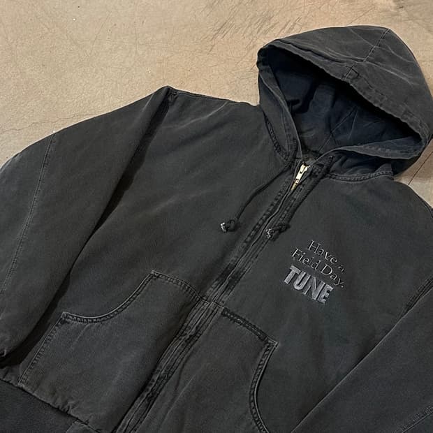 M 디스이즈네버뎃 차콜 후드 자켓 