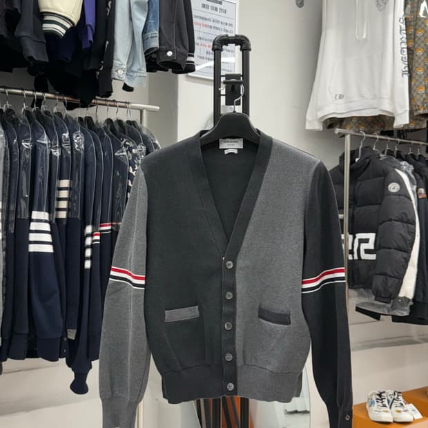 [4] 톰브라운 암밴드 펀믹스 밀라노스티치 가디건