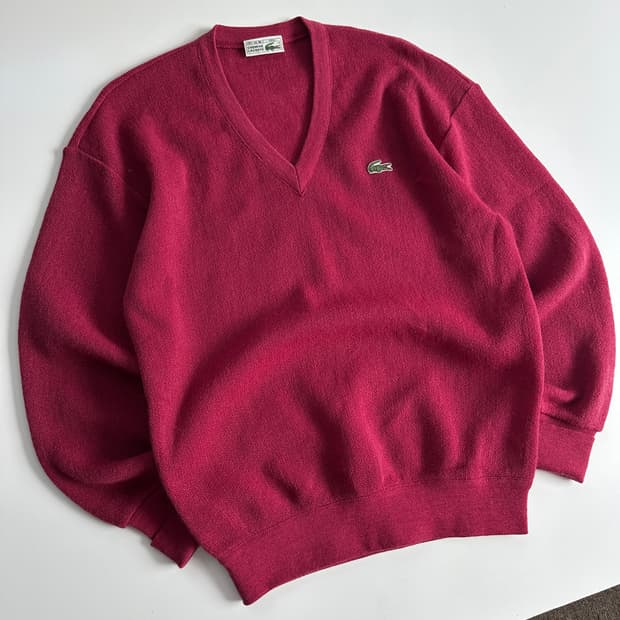 Lacoste 라코스테 90‘s 서광 퓨어울 니트