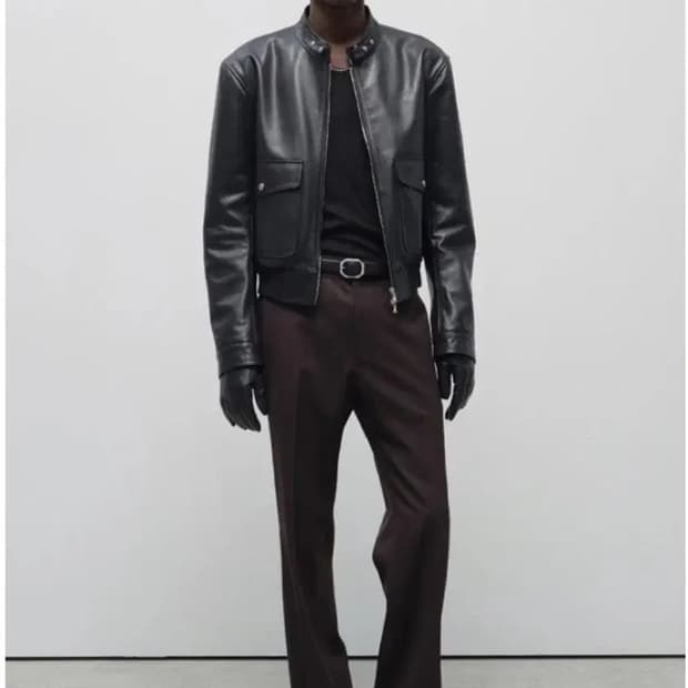 세비지 a2 레더자켓 L