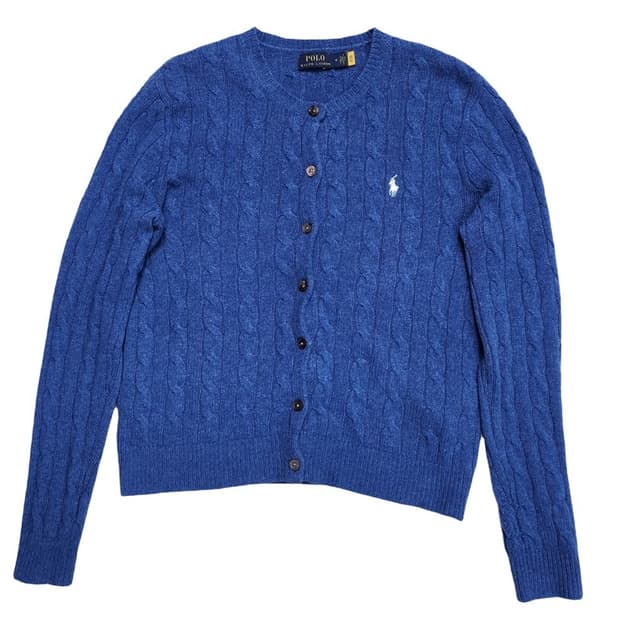 RALPH LAUREN 케이블 니트 가디건 Women M