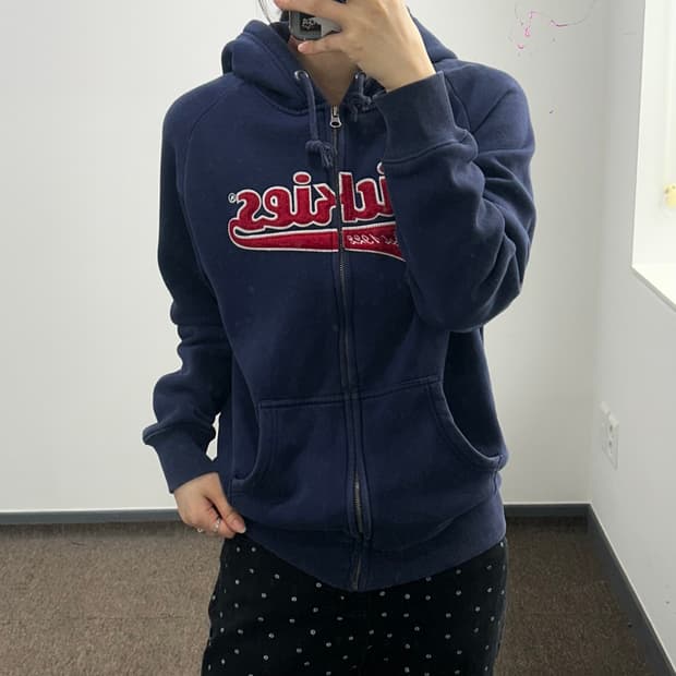 Dickies 디키즈 레드로고 네이비 후드집업