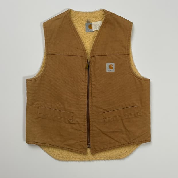 90s 유니온메이드 칼하트 덕 베스트 (베이지)