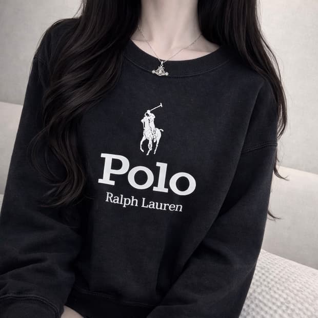 🐰폴로 랄프로렌 빅포니 유일 매물 맨투맨 슬리브🪽🖤