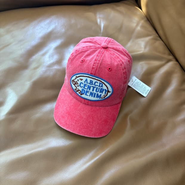 Kapital 캐피탈 오사카 한정 6패널 볼캡 모자 워시드 레드