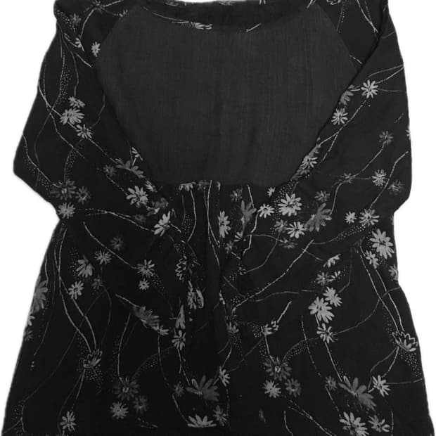 Japanese vintage flower blouse