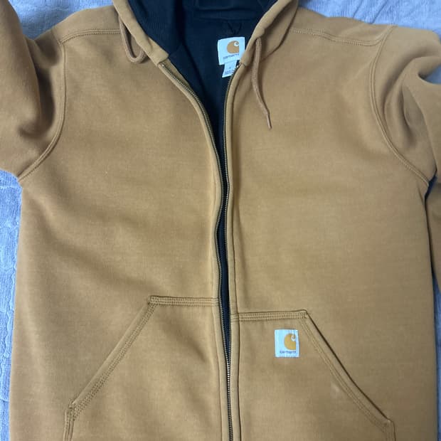 칼하트 브라운 후드집업 S