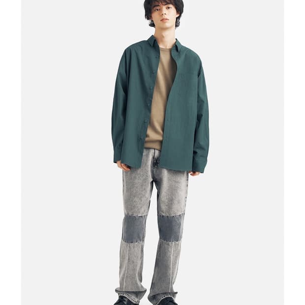 [M] 수아레 데일리 바이오 셔츠 딥그린