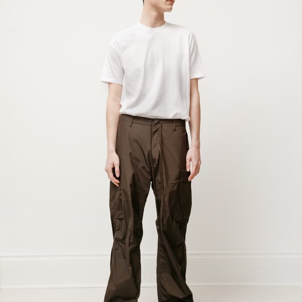 [3] 오라리 나일론 퍼티그 카고 팬츠 브라운