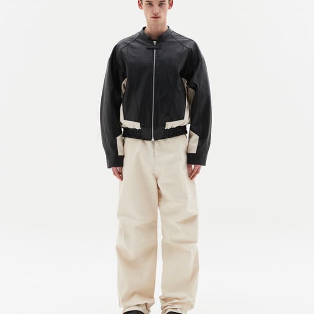 [M] 디앤써 파라슈트 와이드 데님 팬츠