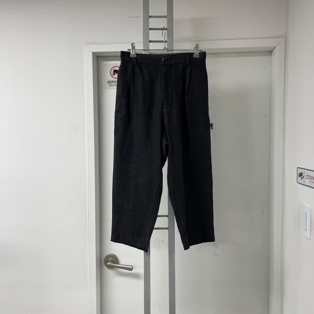 바레나 마 100% 블랙 팬츠 38(W)