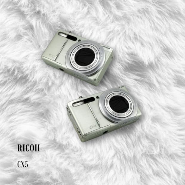 [특가할인] Ricoh 리코 CX5 감성 레트로 디지털 카메라