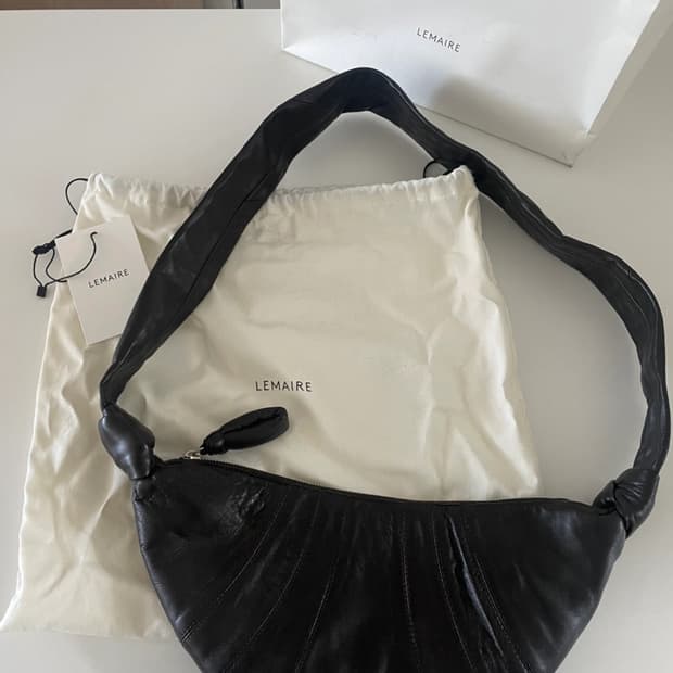 르메르 크루아상 범백 스몰 다크브라운