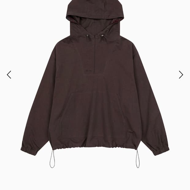 오헤시오 HOODED ANORAK, BROWN