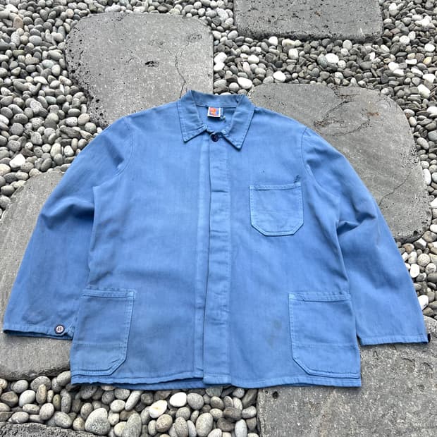 OLD LIEMCO SANFOR SKY BLUE 빈티지 프렌치워크자켓