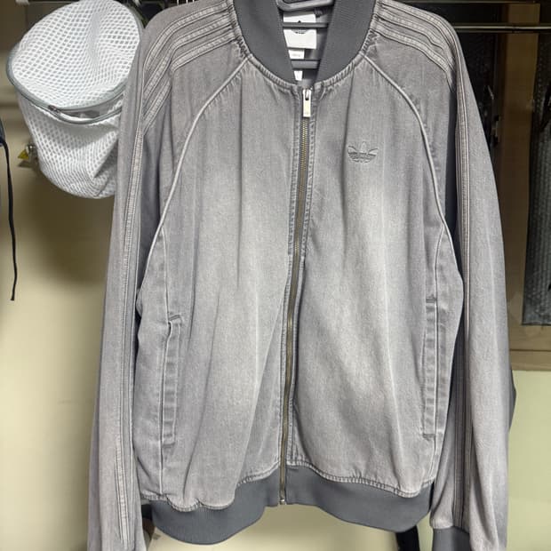 아디다스 SST 아디컬러 루즈 SST 데님 블랙 워시 자켓 데님 - KR