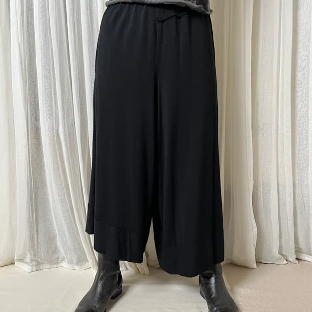 꼼데가르송 울 사루엘 와이드 팬츠 comme des garcons