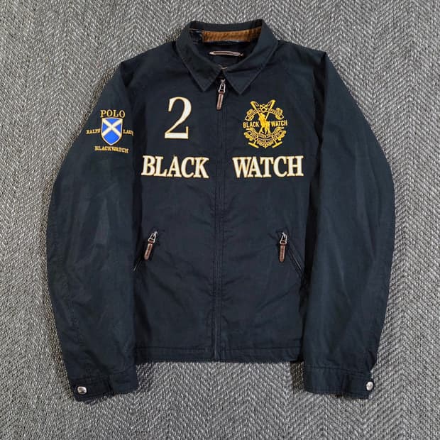 폴로 랄프로렌 블랙와치 치프키프 해링턴 자켓
