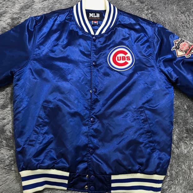 [[XL, A급] MLB 시카고컵스 추동 스타디움 자켓#444