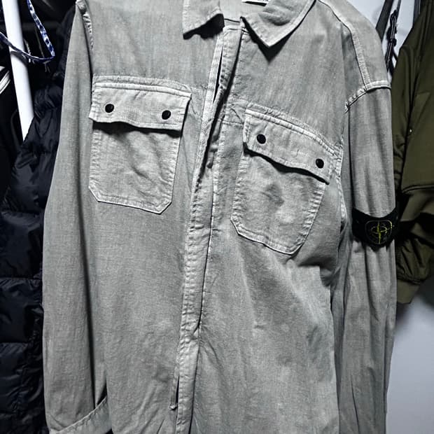스톤아일랜드 오버셔츠자켓 xl